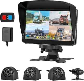 VSYSTO H7 4CH Камера за табло за камион 360 DVR Система за камери за в