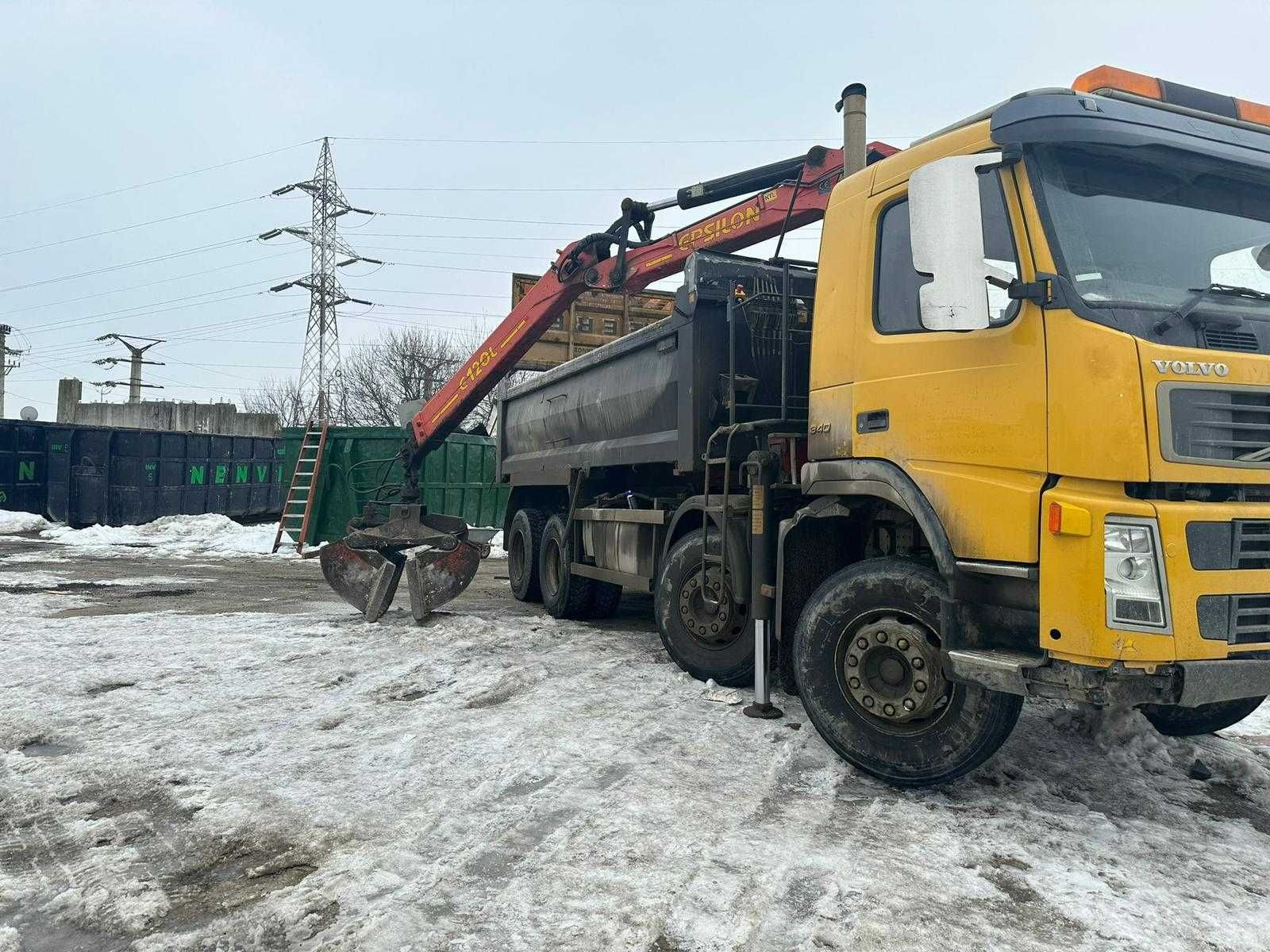 Inchiriem bascule 8x4, excavator / excavator pneuri (roți)