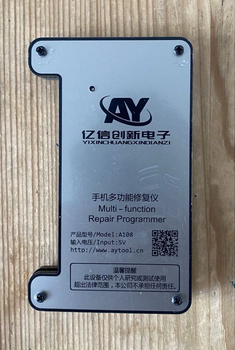 AY A108 программатор для ремонта айфонов
