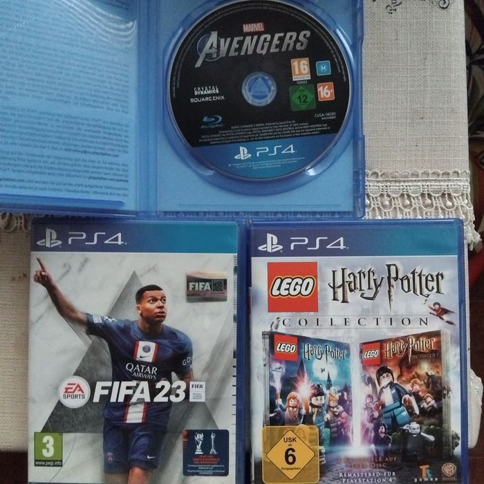Fifa 23 LEGO Harry Potter Marvel Avengers PS4 playstation 4