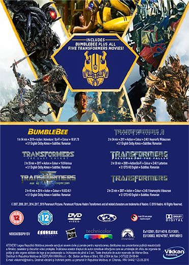Colectia Transformers / Transformers Collection - 7 DVD Sub romana