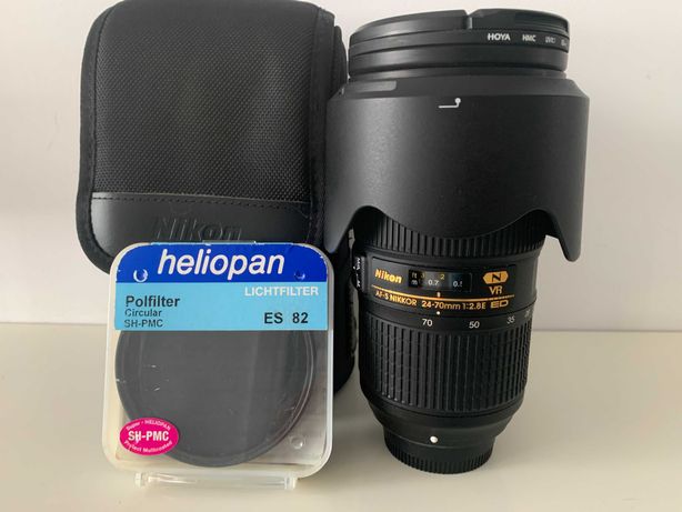 Nikon 24-70mm F2.8 ED VR AF-S  + Heliopan 82mm Polarizare Circulara
