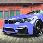 Prelungire Lip Bara Fata cu Splitere M3 M4 BMW F30 F32 F36 F80 F82 F83