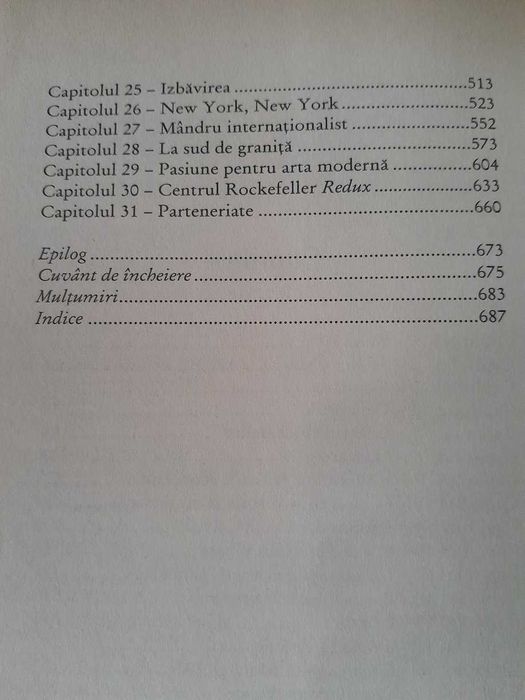 RARA, DAVID ROCKEFELLER - MEMORII (cartonate+supracoperta,698 pagini)