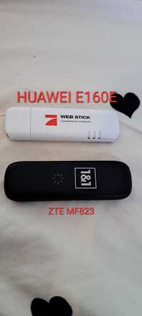 Modem internet Huawei E160E și ZTE MF 823 libere de retea