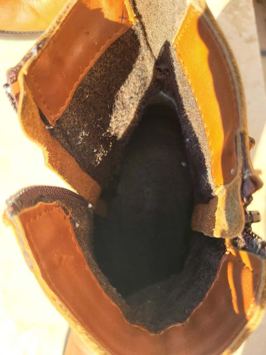 Ghete-dama/ botine, piele naturala, mar. 40