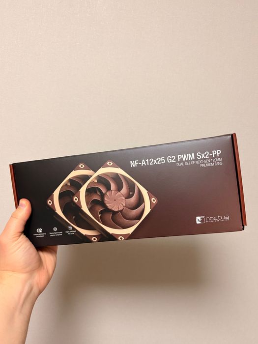 Вентиляторы Noctua NF-A12x25 G2 PWM Sx2-PP