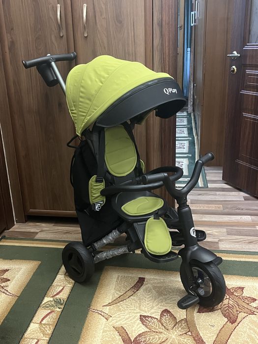 Новый Трехколесный велосипед Qplay в зеленом цвете