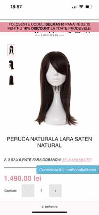 Peruca Par Natural Lara belhair