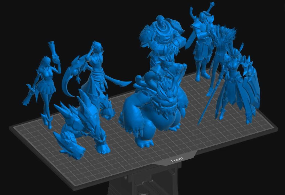 Figurine 3D din Rășină - Eroi din League of Legends