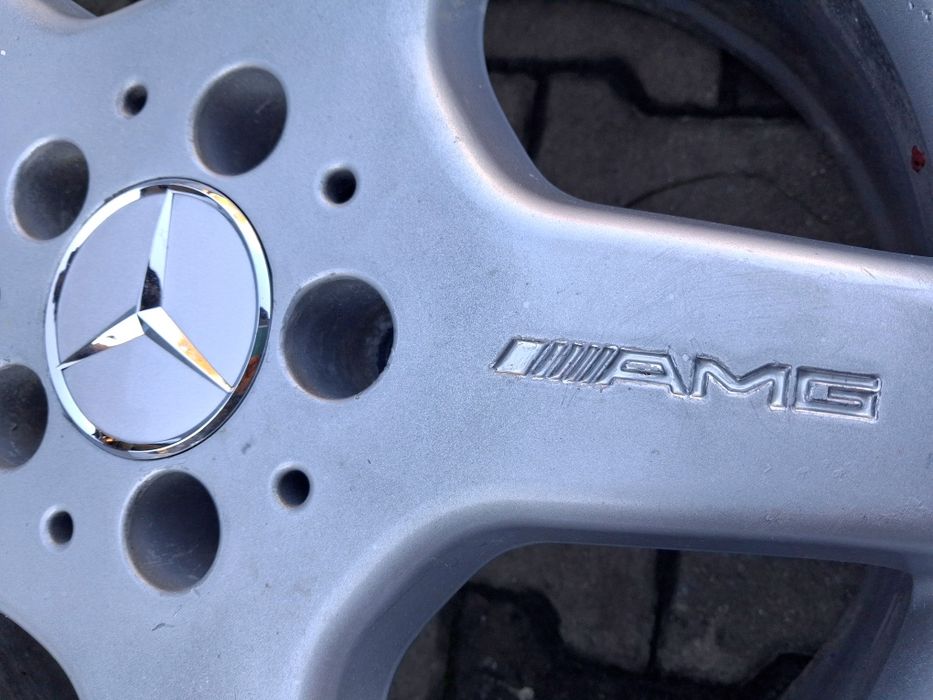 Jante Mercedes AMG pe 17 originale MB SL E C SLK anvelope roti jenti