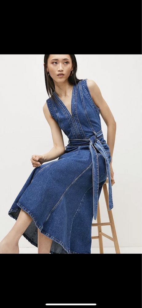 Rochie denim Karen Millen