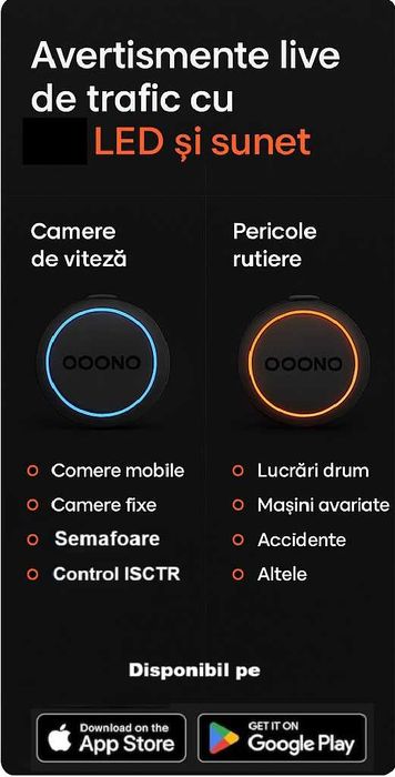 Detector Radar fix/mobil, camere viteza, OOONO CO-Driver NO2