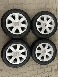 Jante aliaj 5x112mm, anvelope vara 205/55 R16, Audi A3, A4, A6