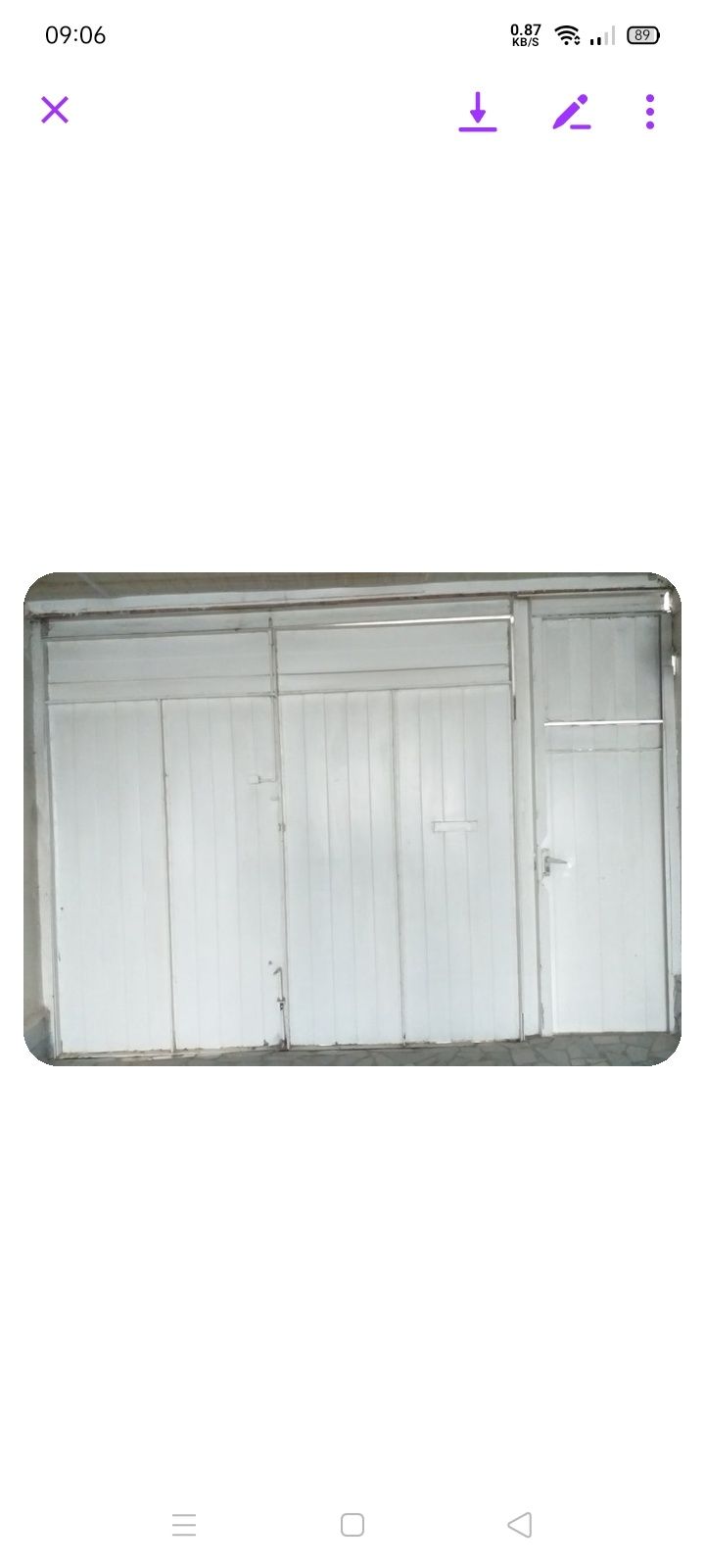 Продаются металлические ворота б/у  размер 4×2,8(примерно),и решетка .