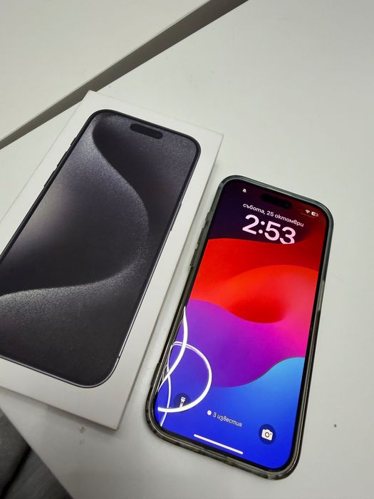 Iphone 15pro 256 black 89%