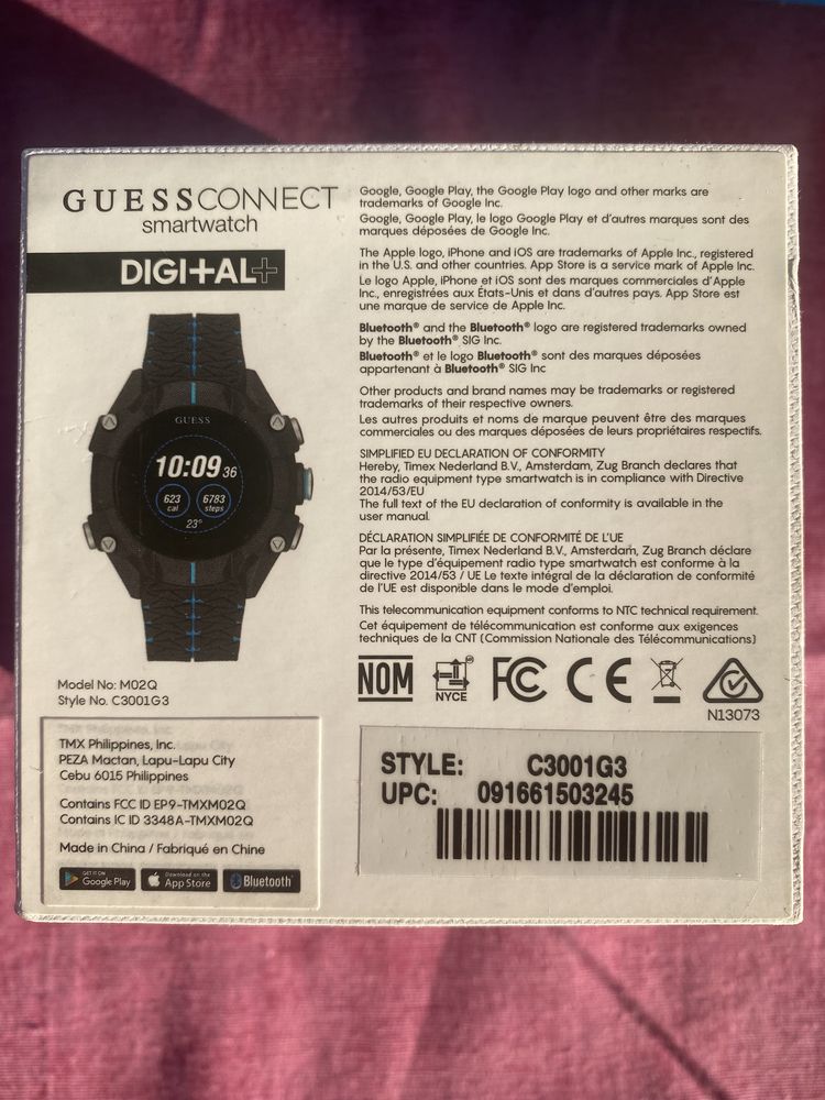 guess connect smartwatch digital+