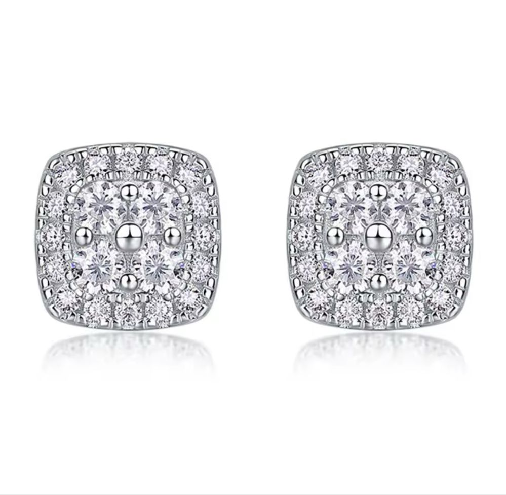 Inel Cushion cut moissanite