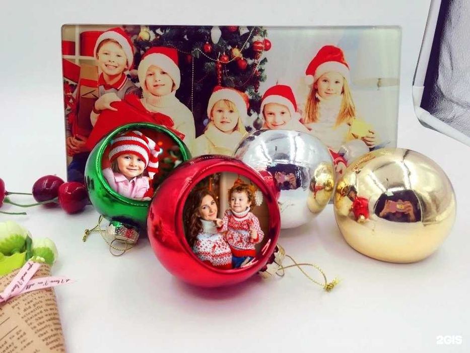 Коледни топки за елха със снимки