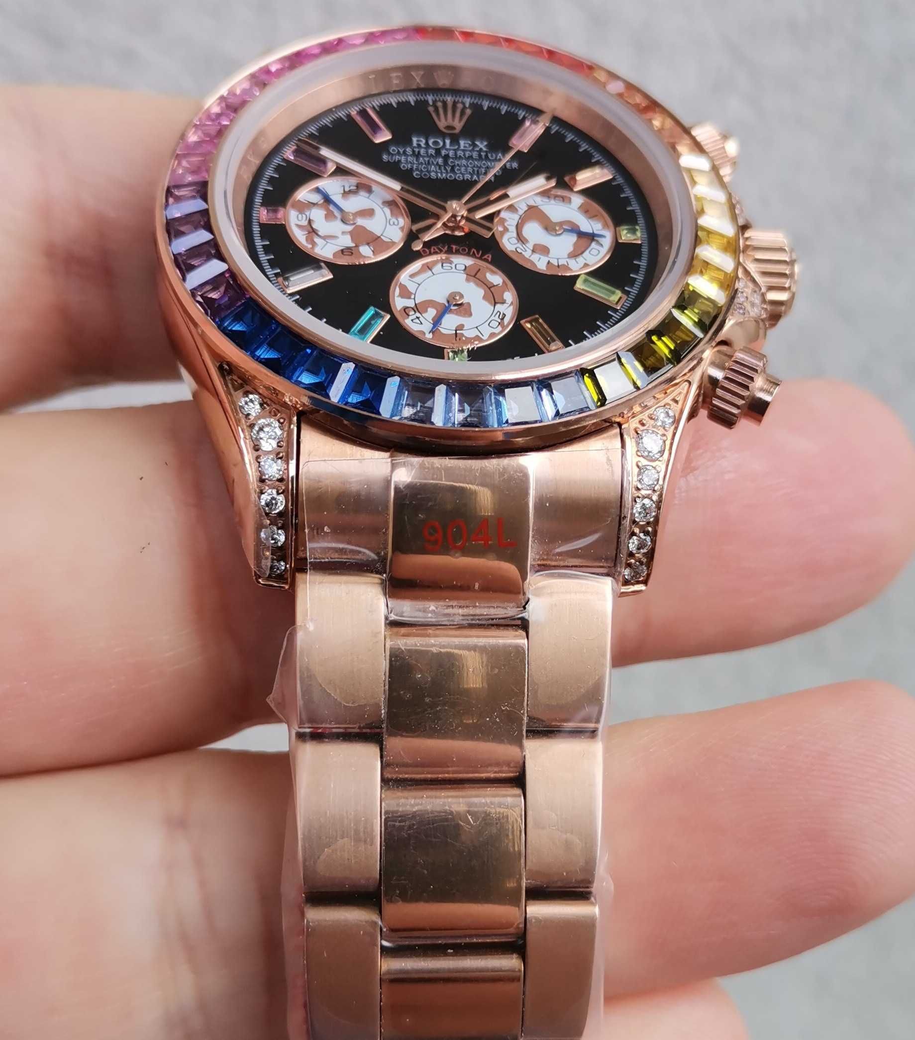 Rolex Daytona Rainbow Rose Gold Automatic 40 mm