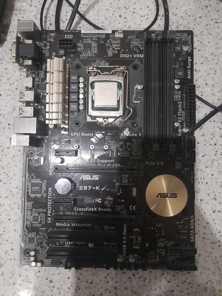 КОМПЛЕКТ Asus Z97-k + i5 4690 +8gb ddr3