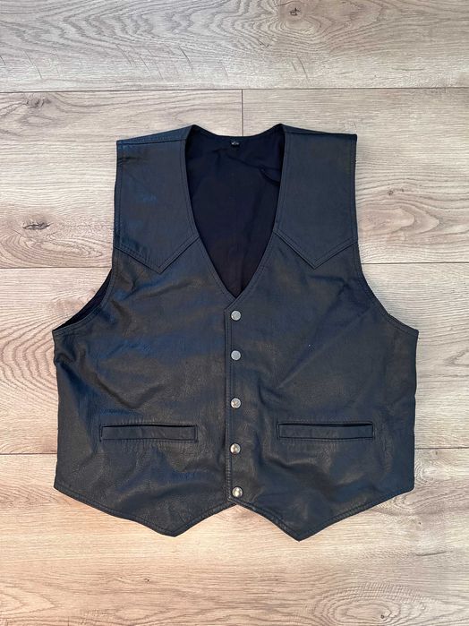 Vesta Piele Naturala Negru Barbati | Marime M