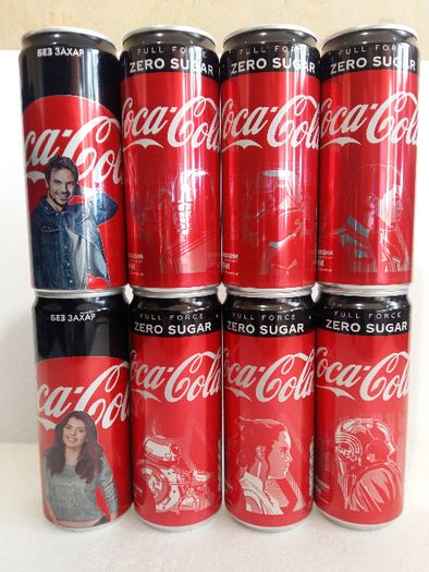 продавам чисто нови пълни кенчета на COCA COLA/КОКА КОЛА