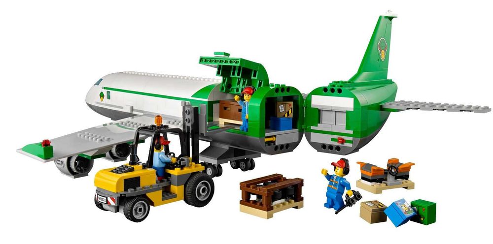 NOU TIP lego CITY Avion cargo Terminal de marfa 60022