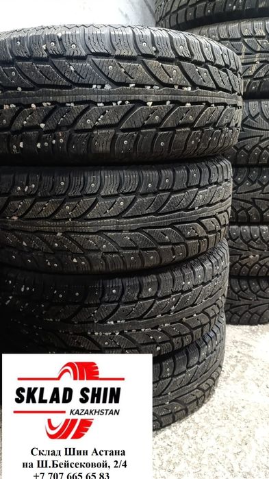 Зимние шины (липучки, шипы) б/у 275/45/20 Европа / Япония