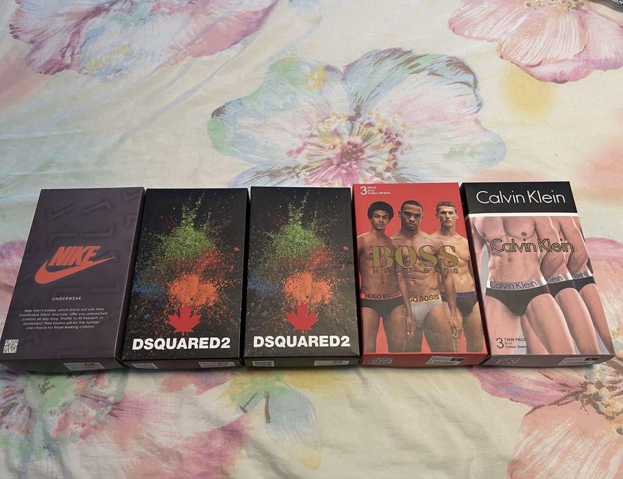 Мъжки боксери и слипове М и L (Nike, Disquared, Boss)
