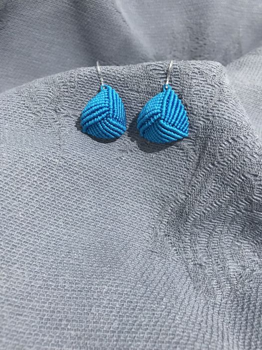 Cercei macrame, handmade