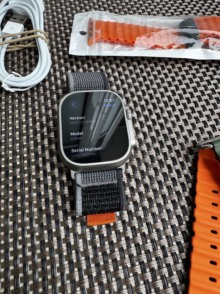КАТО НОВ! *ЛИЗИНГ* Apple Watch Ultra 49Mm Часовник / Iwatch
