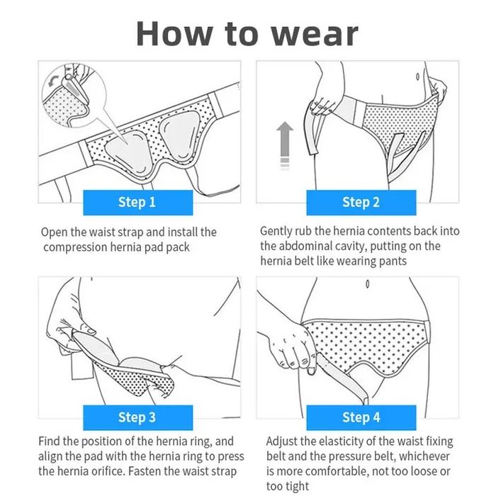 Бандаж паховый грижевой двух и односторонний. Тайланд