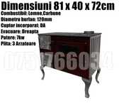 Soba Maro Gatit Dreapta 120mm Spor Plita Cuptor 7KW LIVRARE GRATUITA