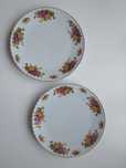Set 2 farfurii porțelan vintage cu flori
