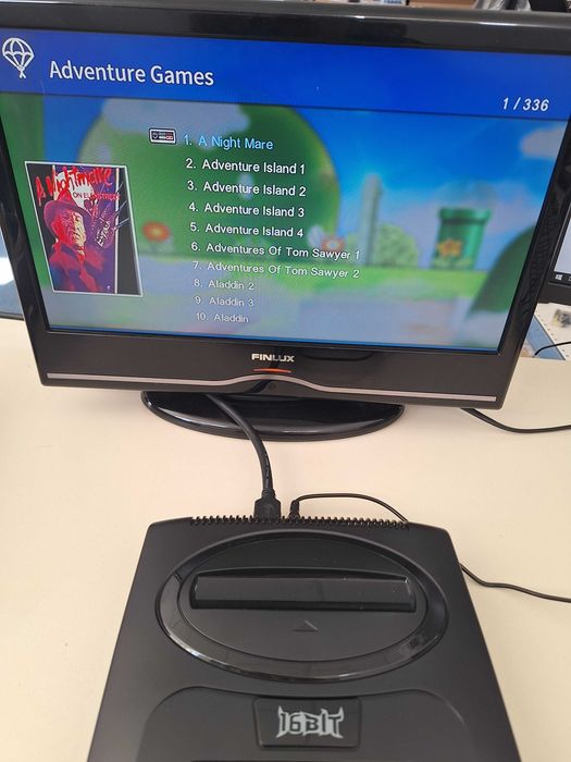 Consola HDMI cu jocuri ptrTV sau monitor, wifi controller, 2129 jocuri