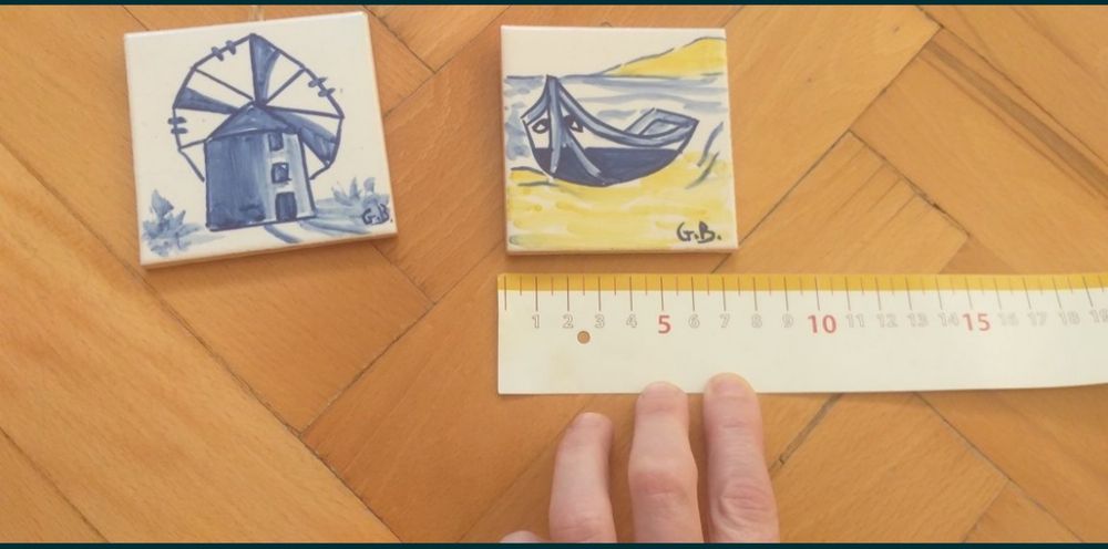 Португалски Azulejos / плочки ръчно рисувани 7,5х7,5 см