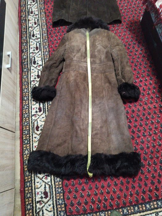 De vânzare palton dama model ALLAN-DELLON Piele naturală oaie măr.46