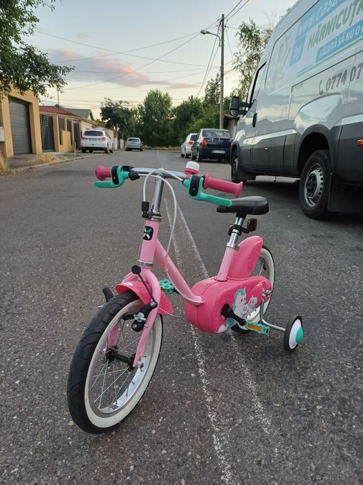 Bicicleta fara pedale și Bicicleta Btwin 14 inch 2-4 ani