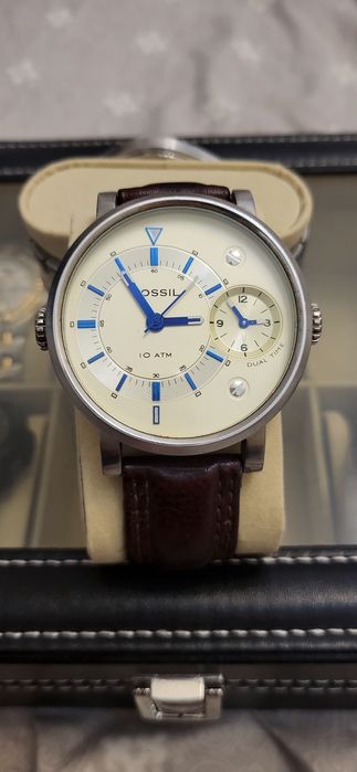 Ceas Fosil dual time 10ATM