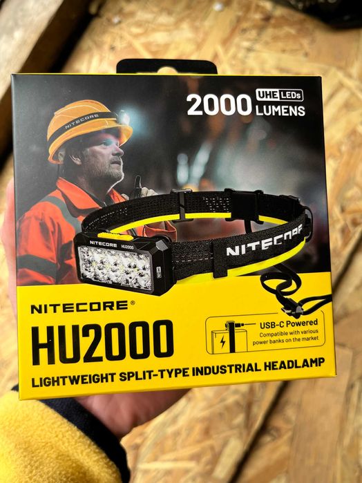 Lanterna frontala Nitecore HU2000