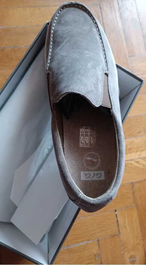 ARA Genua Beige 24, ниски обувки, тип "мокасини" с подвижна стелка
