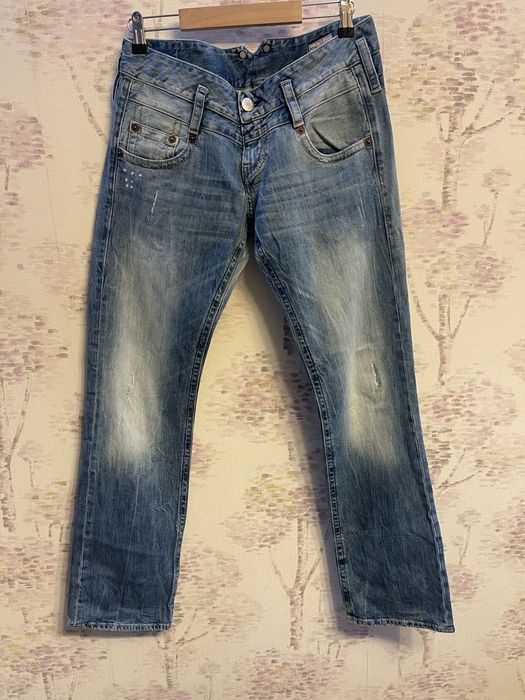 Blugi retro dama Herrlicher talie joasa marimea L