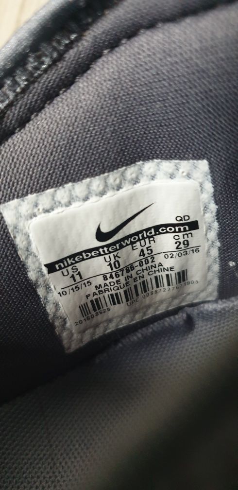 Nike Air Footscape UK10 US 11 Mens Size 45/29см ОРИГИНАЛ! Мъжки Марато