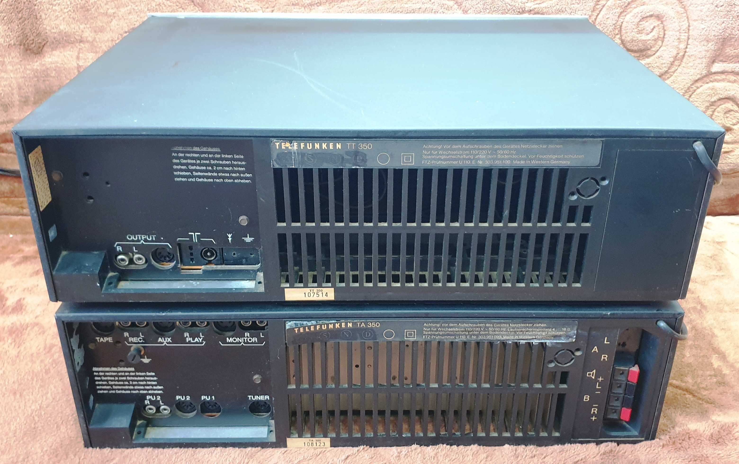 Telefunken TA-350 statie si TT-350 tuner Modular System