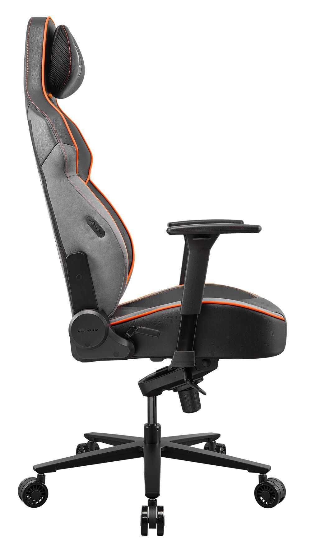 Игровое кресло офис геймерское руководителя Cougar NxSys Aero Orange