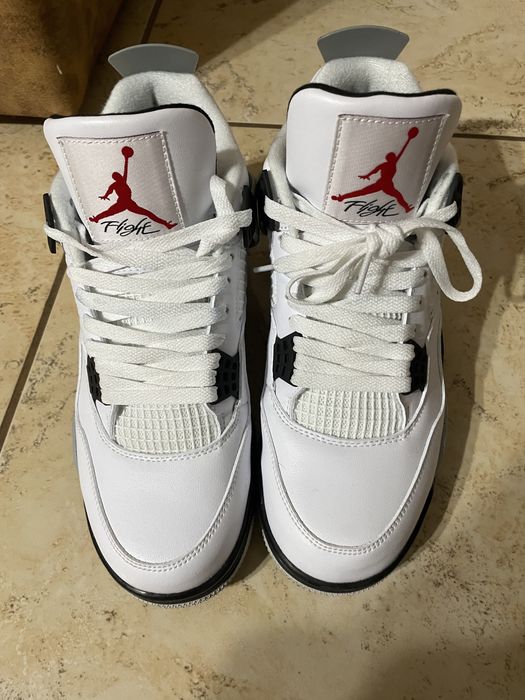 Jordan 4 white cement