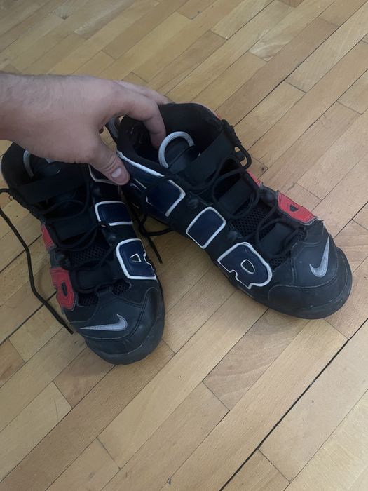Adidasi nike uptempo blue&red