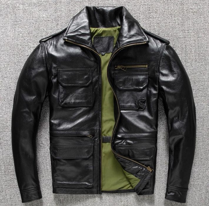 Куртки мужские кожаные