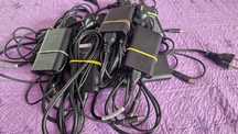 incarcator laptop Dell original 65W, mufa led albastru